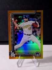 2025 Topps Update Series - Blake Treinen  Gold Foil 15/50 Los Angeles Dodgers 