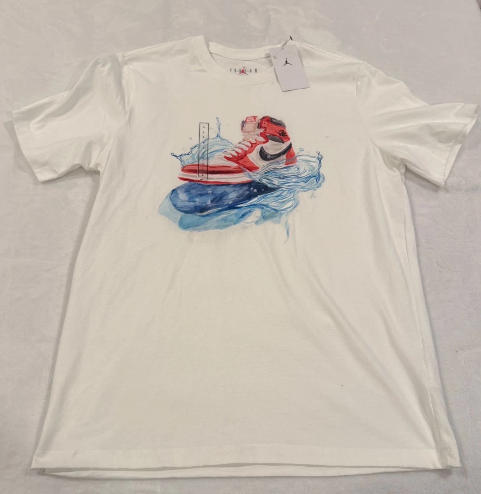NWT Nike Air Jordan Flight Essentials AJ1 Graphic White T-Shirt Men’s Sz LNWT