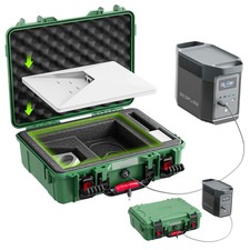 Starlink Mini Case,2026 New IP67 Waterproof Hard Carrying Case Green