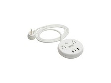 Tripp Lite Safe-IT 57W 2-Outlet Surge Protector - 5-15R Outlets, 3 USB Ports, 8