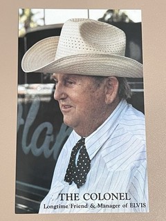 Colonel Parker Postcard From His Office / Elvis / Memphis
