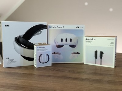 Meta Quest 3 512GB VR Headset + Comfort Strap + Active Strap + Link Cable, OVP