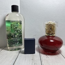Fragrance Lamp Alexandria’s Red Glass With Juniper Berry L102 Stratford Ruby