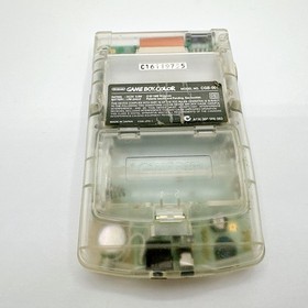 Nintendo Gameboy Color Console Clear Game boy Handheld System Japan Tested