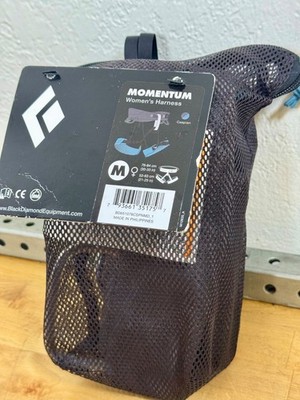 NEW Black Diamond Momentum Women s Harness - Size M rei medium  Aqua Verde