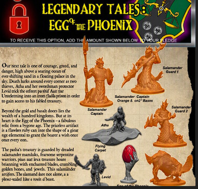 Reaper Bones 6 Legendary Tales- The Egg of the Pheonix New In Bag