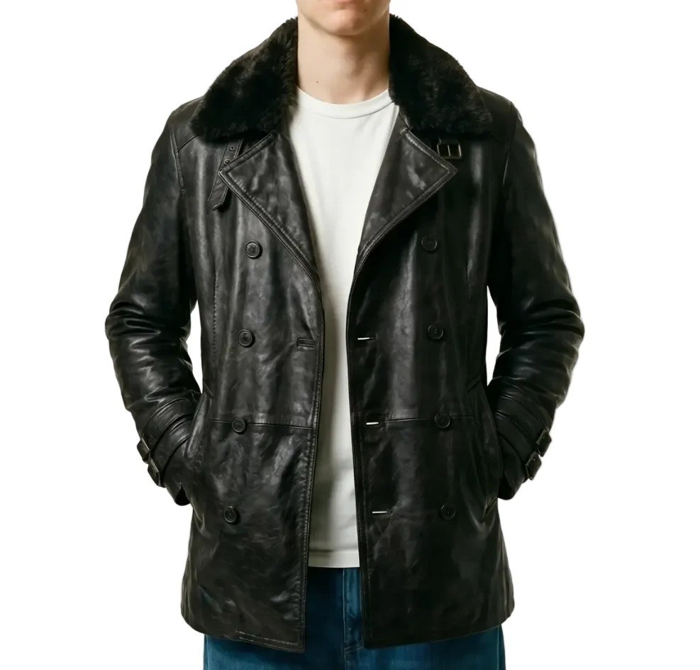 Resident Evil 9 Requiem Leon S. Kennedy RE 9 Coat Black Leather