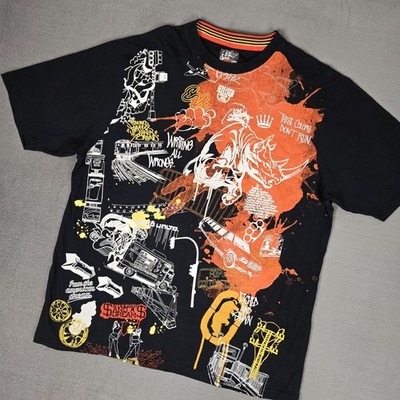 Ecko Unlimited T-Shirt Mens 2XL Untld Grunge Hip Hop  The Block is Hot  VTG Y2k