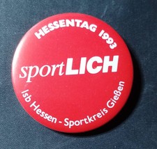 Werbe- u. Veranstaltungsabzeichen Button 33. Hessentag Lich 1993 - Gießen