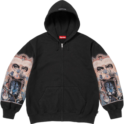 Supreme x Michael Jackson Dangerous Zip Up Hooded Sweatshirt