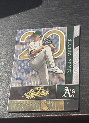 2002 Playoff Absolute Memorabilia Mark Mulder #106 card