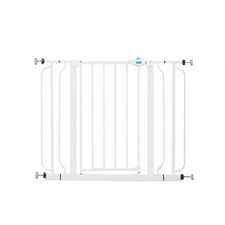 Regalo Wall Safe Extra Wide Walk Through Baby Safety Gate 29-41.5" White
