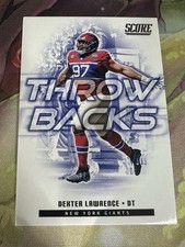 2025 Panini Score Throwbacks Dexter Lawrence 16