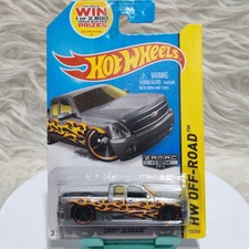 2014 Hot Wheels HW Off-Road Series  ZAMAC  Chevy Silverado Free Protector