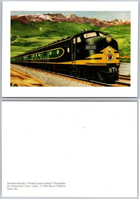 #ad Continental Northern Pacific North Coast Limited 6500 Postcard $4.83