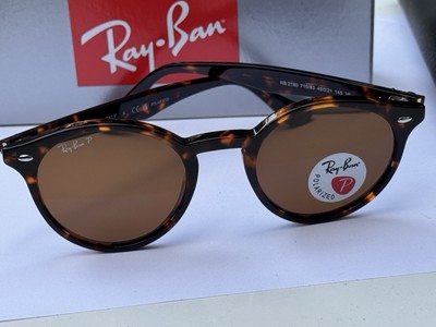 NEW Ray-Ban RB2180 710/83 Light Havana/Polarized B-15 Brown