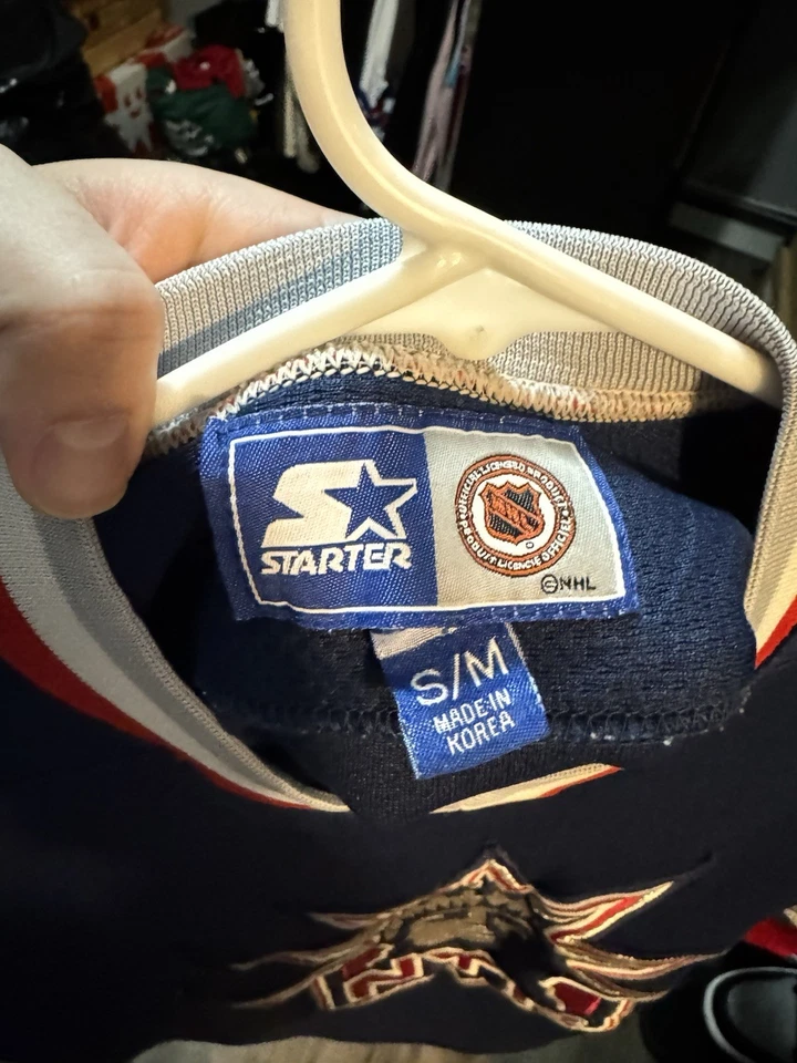 Camiseta Starter NHL New York Rangers Dama Liberty Vintage Azul Talla Juvenil Pequeña Foto 3 de 3