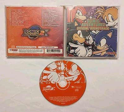 Sonic Adventure 2 Official Soundtrack O.S.T. (CD, 2002) Tokyopop 2002 WORKS RARE
