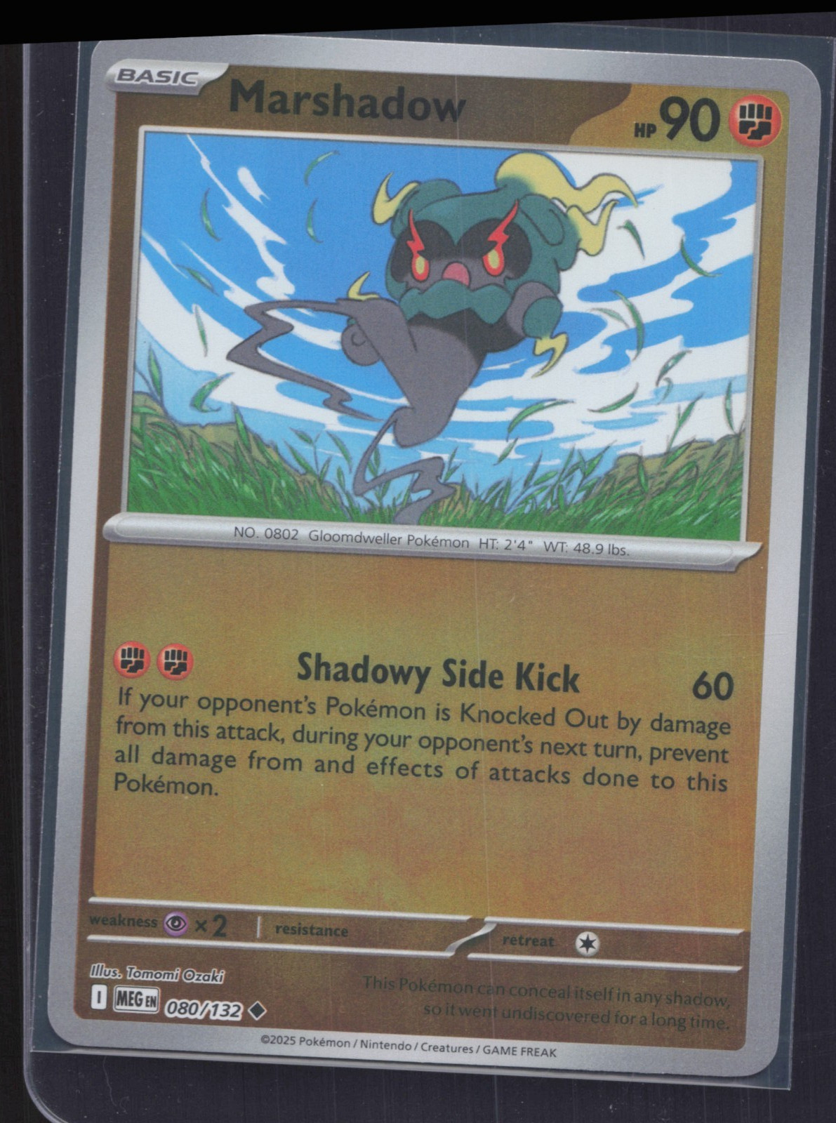 Pokémon TCG | Mega Evolution | Marshadow | 080/132 | Reverse Holo | NM