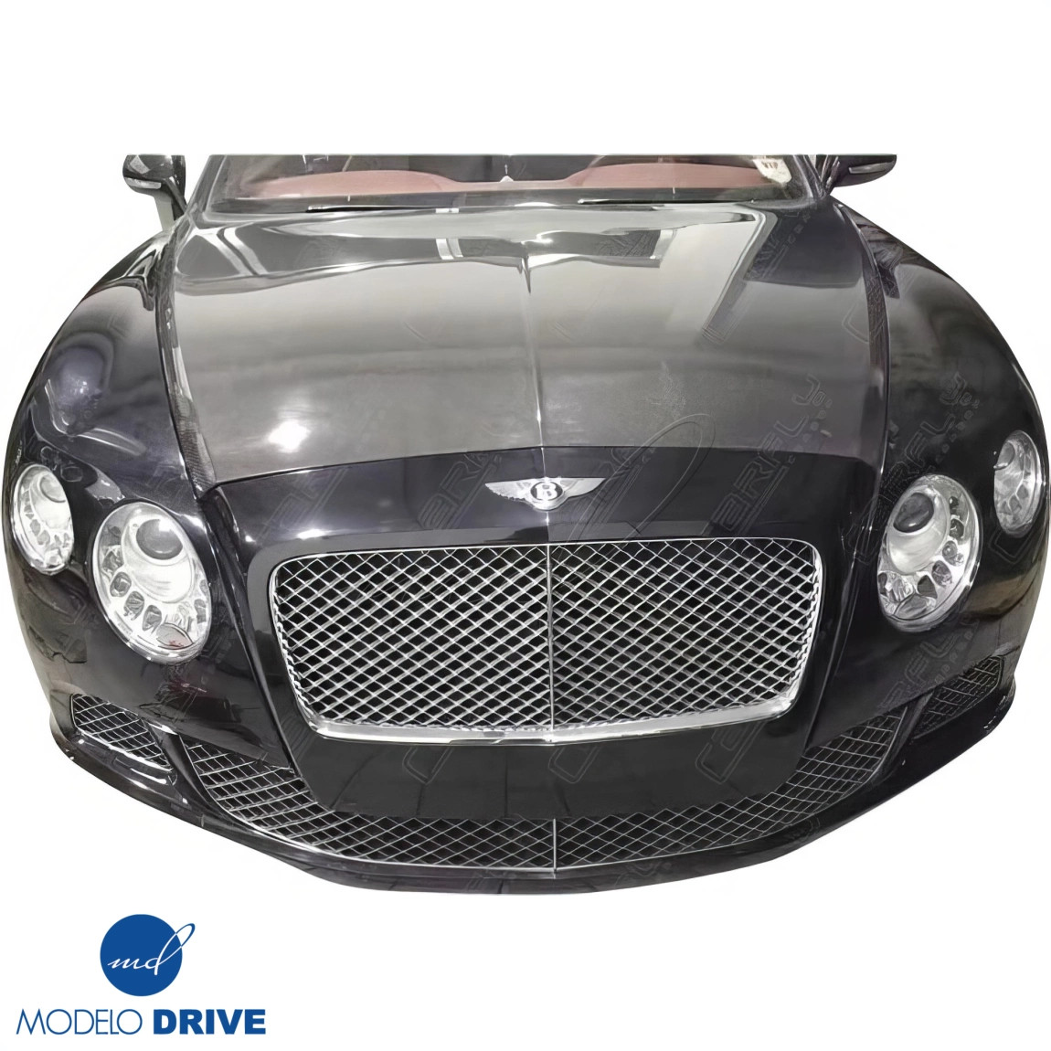 ModeloDrive Carbon Fiber OER Hood 2dr Coupe for Continental Bentley 12-15 model