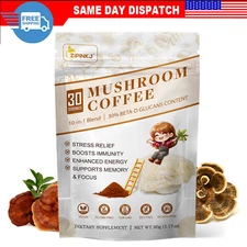 10 IN 1 Mushroom Coffee Organic New 60 SERVINGS FREE SHIPPING SAME OR NEXT DAY