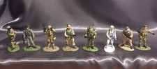 Lotto Di 8 Figurini Soldatini In Piombo - Soldati Del Mondo h. 6 Cm