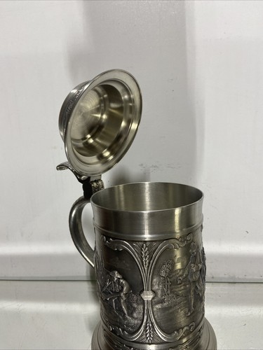 SKS Pewter Albrecht Durer Zinn Galerie 95% German mug tankard 7”H - Picture 9 of 15