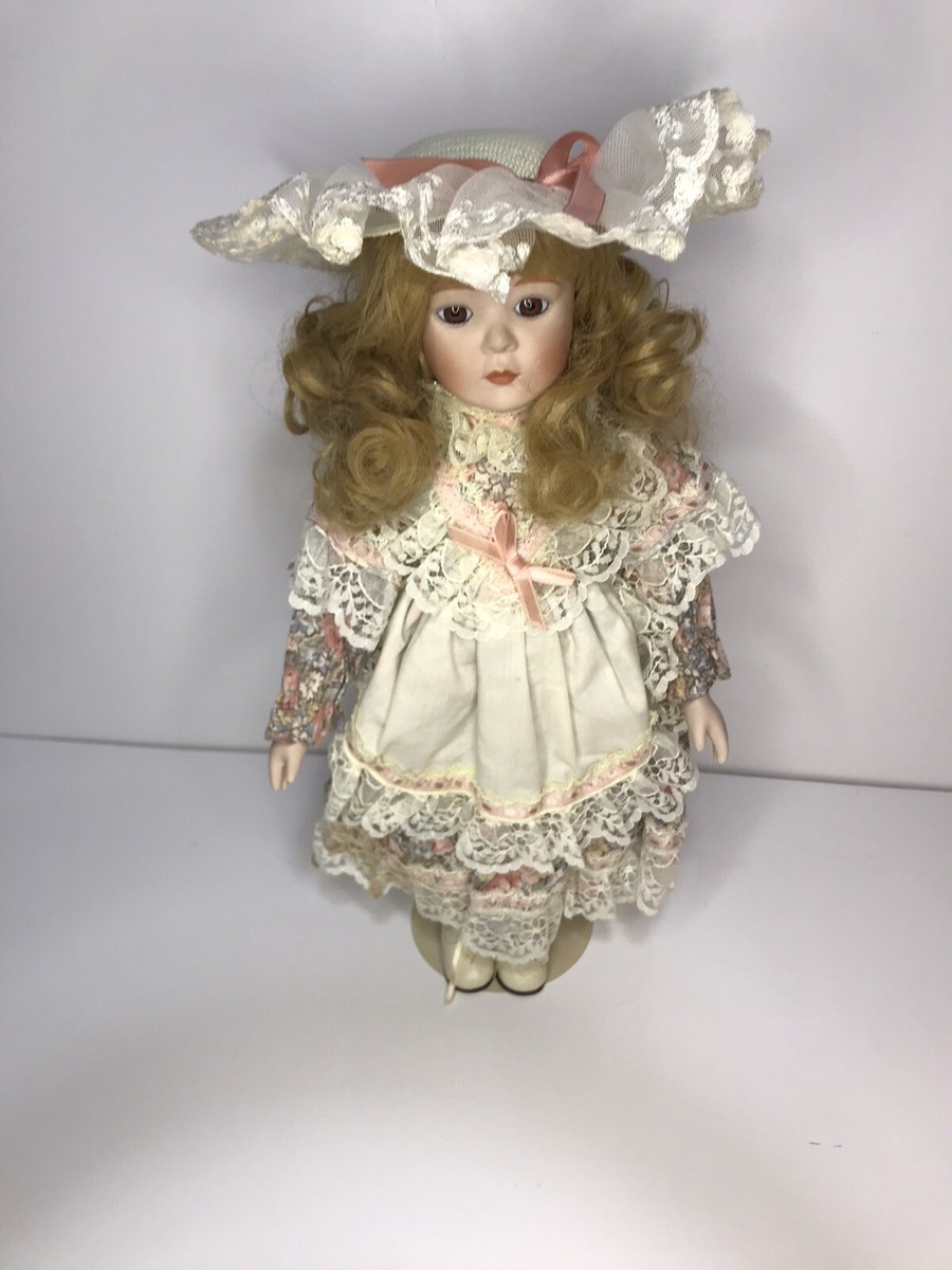 Vintage Bradley's Dolls PTD 360, Porcelain With Certificate, Doll
