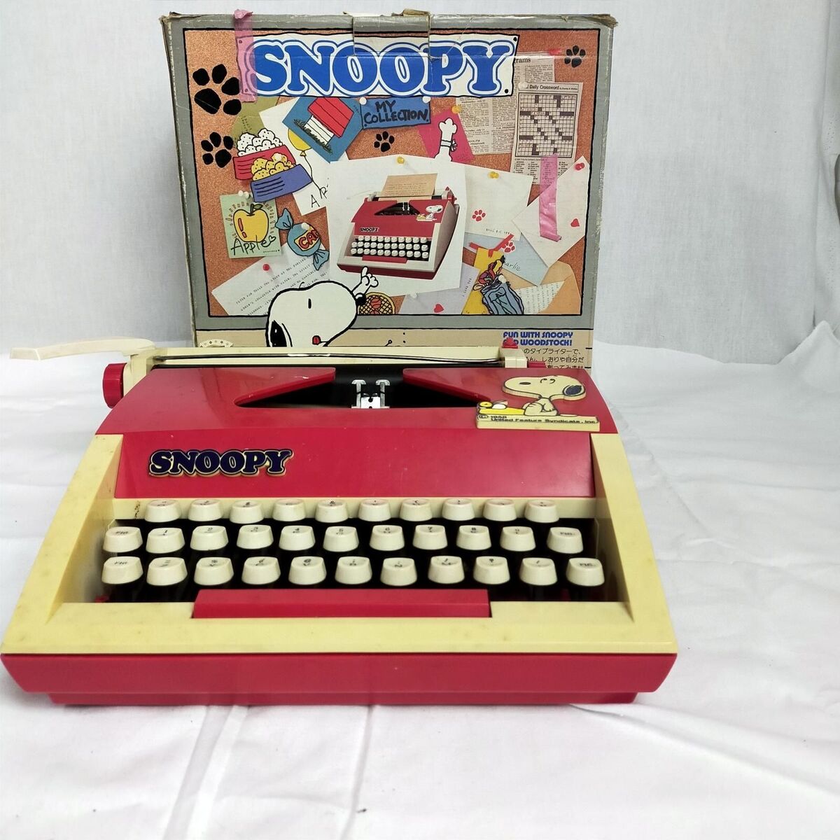 Snoopy typewriter Peanuts Takara Japanese Limited Vintage Snoopy typewriter Peanuts Takara Japanese Limited Vintage