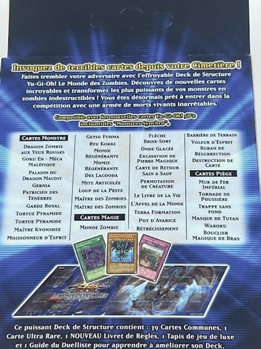 Yu-Gi-Oh! Deck de structure Le monde des zombies FR, 1st, neuf, scellé - Foto 15 di 15