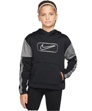 NIKE Big Girls Dri-FIT Therma Fleece Colorblocked Hoodie Size M BNWT