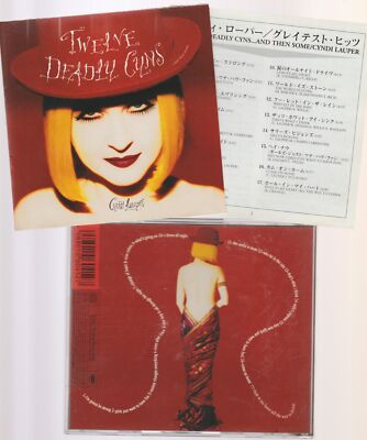 Cyndi Lauper Twelve Deadly Cyns Best Cd Import Japan Japan ESCA No 6041 No Obi