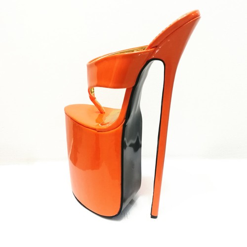 30CM Heel Height Sexy PU Stiletto Heel Platform Sandals US size 5-13 No.P3017 - Picture 30 of 32