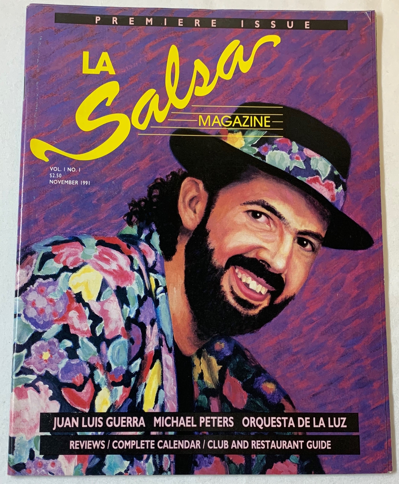 November 1991 LA SALSA V.1 #1~Juan Luis Guerra,Michael Peters,Orquesta De  La Luz | eBay