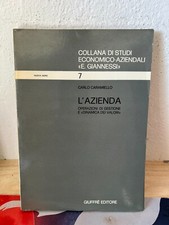 CARLO CARAMIELLO L'AZIENDA OPERAZIONI DI GESTIONE E DINAMICA DEI VALORI GIUFFRÈ