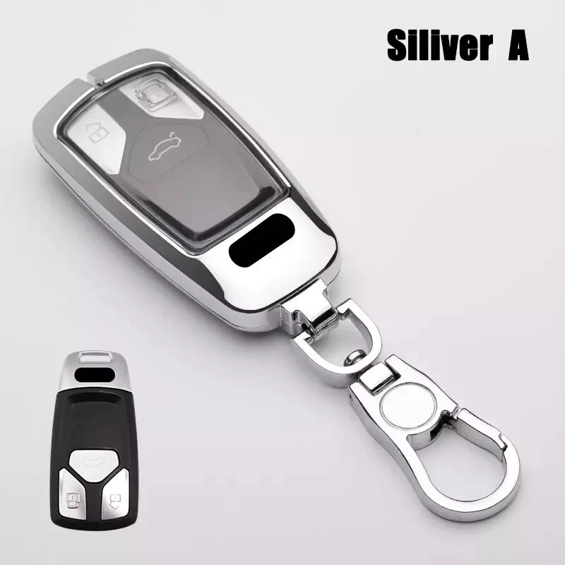 Funda Carcasa Llavero Coche TPU Aleación Zinc Para Audi A4 A5 S4 S5 Q7 B9 8W 4M TT TTS RS Foto 4 de 4