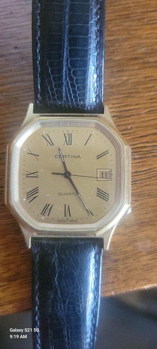時計 CERTINA Swiss made CERTINA Vintage Wrist Mens Watch Swiss made 16J Fond Acier