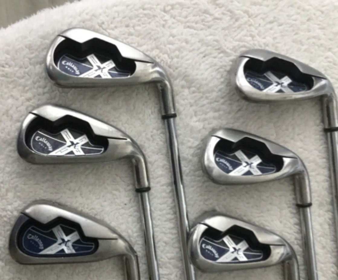 Callaway X18 Iron Set 49 + wedge/ Dynamic Gold S300 Stiff Steel NEW