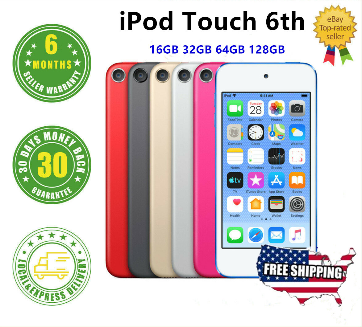 LATEST Apple iPod Touch 6th Generation 16GB,32GB, 64GB
