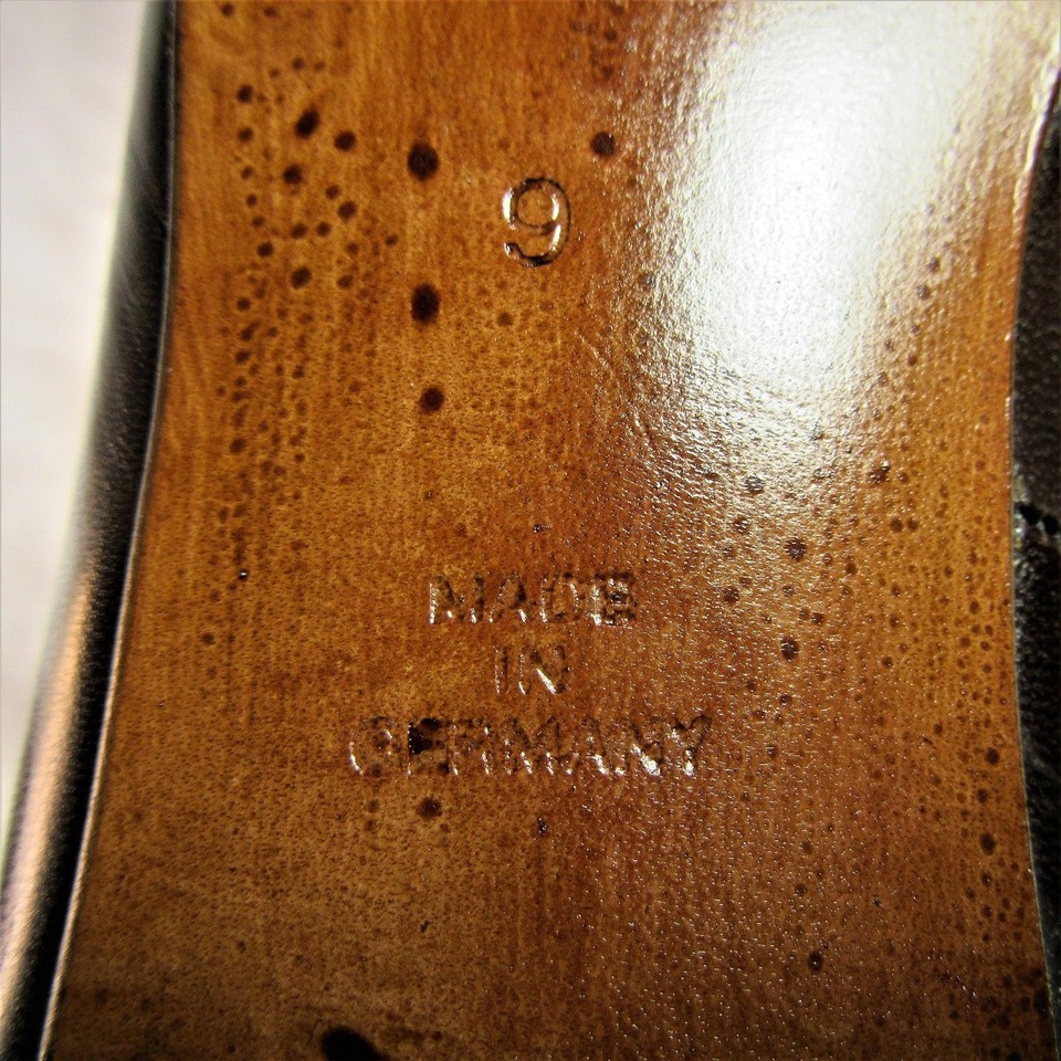 PETER KAISER Dress Flats Womens Size 9M Brown Leather PatentToe Slip