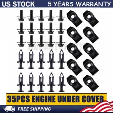 Body Bolts U-nut Clips - M6 Engine Under Cover Splash Shield Guard For Toyota