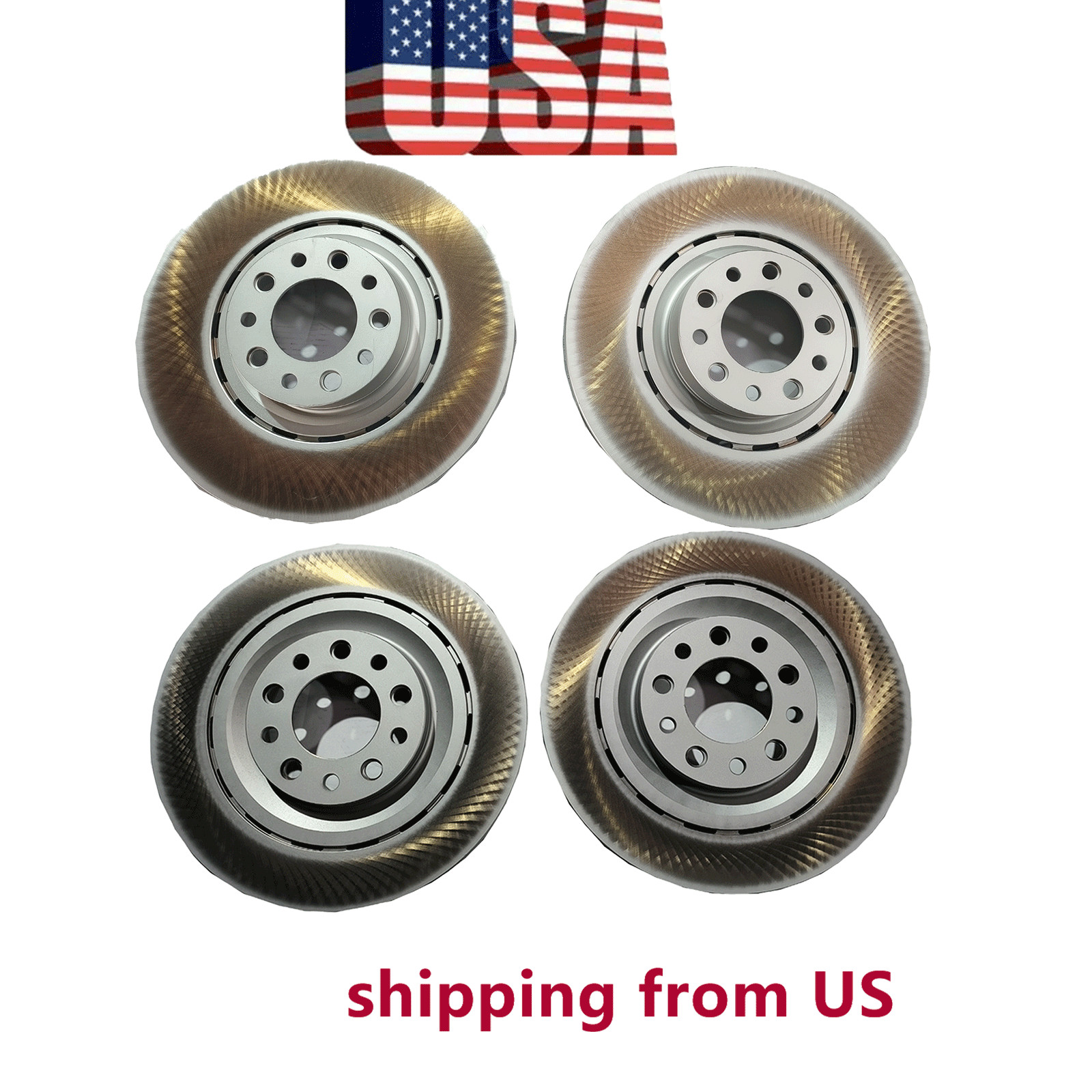 NEW front rear brake rotors #7313 FOR Bentley Mulsanne 3Y0615301A 3Y0615601A USA