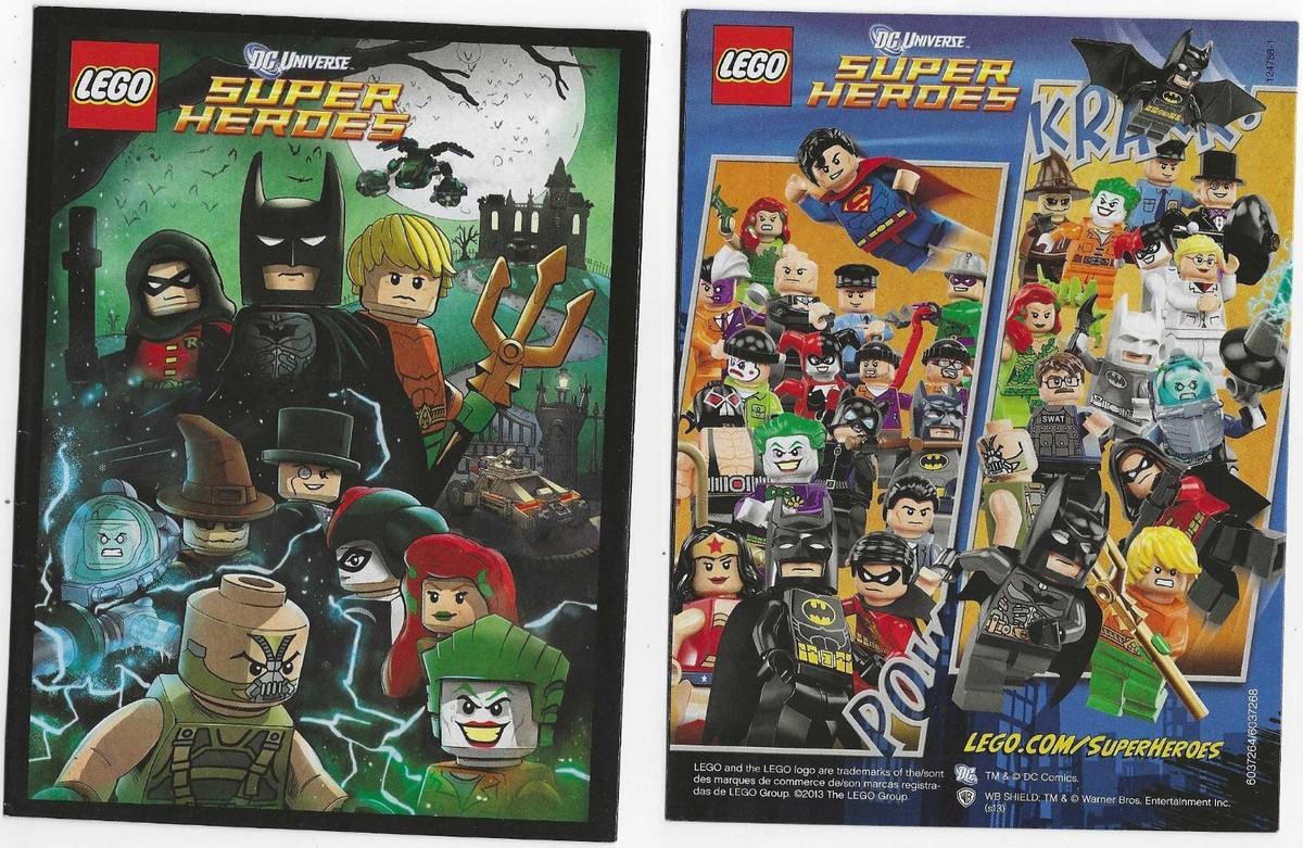 DC UNIVERSE SUPER HEROES LEGO GIVEAWAY PROMO BATMAN MINI COMIC