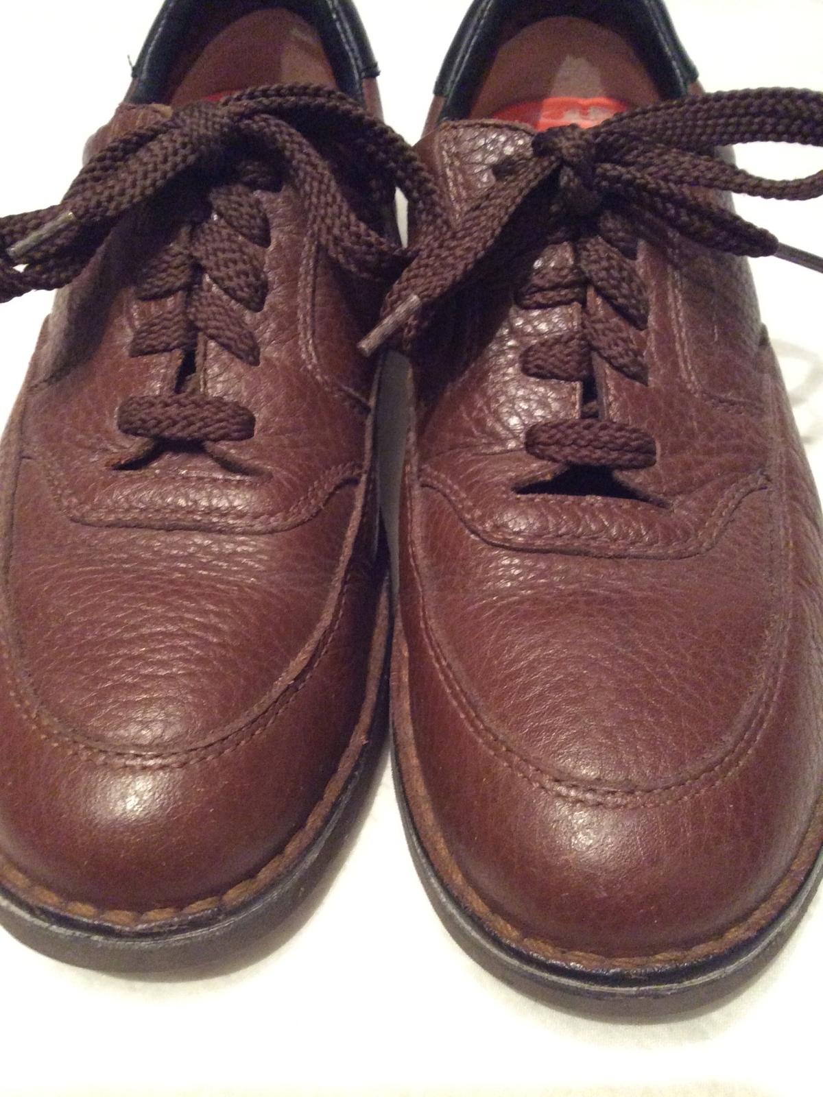 CABELA’S Mens Brown Leather LaceUp Walking Shoe Loaf… Gem