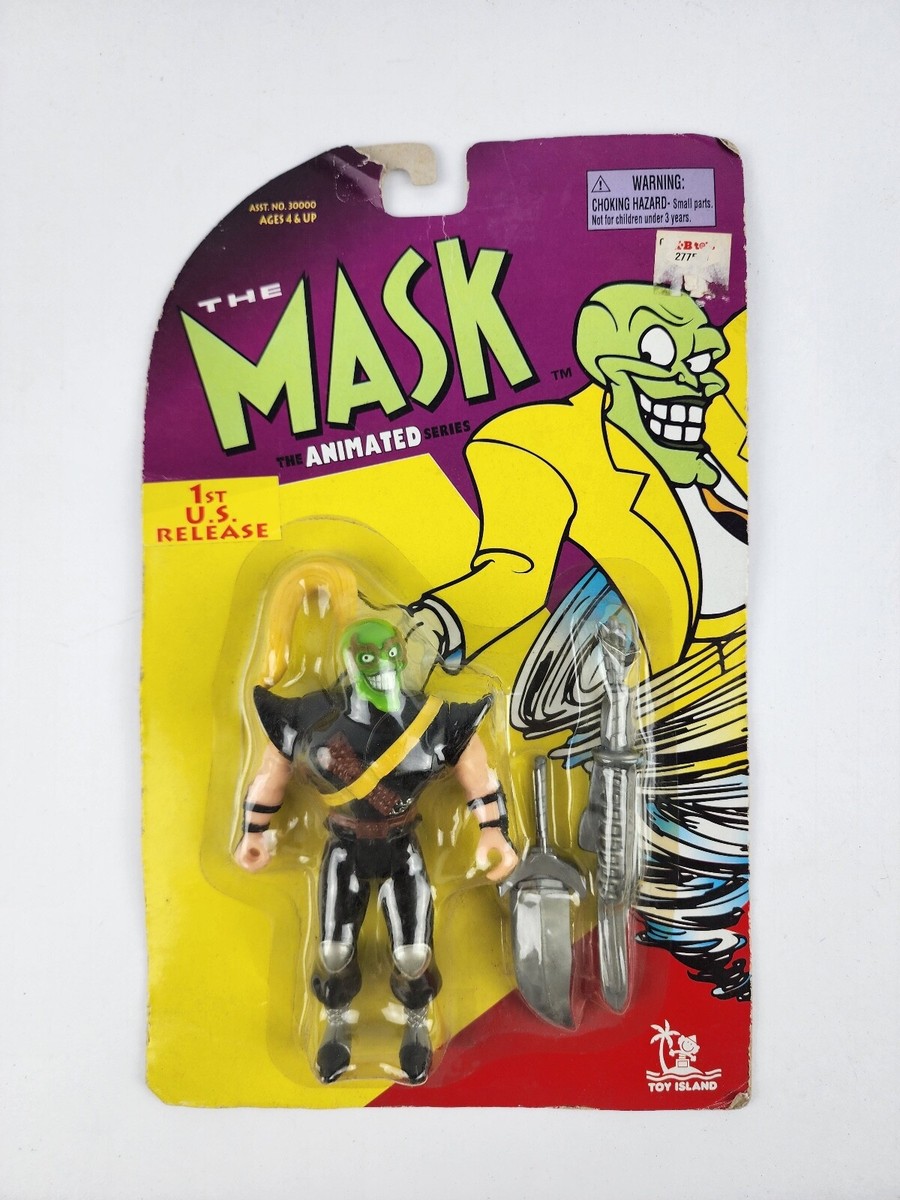 1997年TOY  THE MASK ANIMATED SERIES The Mask Animated Series Ninja Mask Action Figure Vintage 1997 Toy
