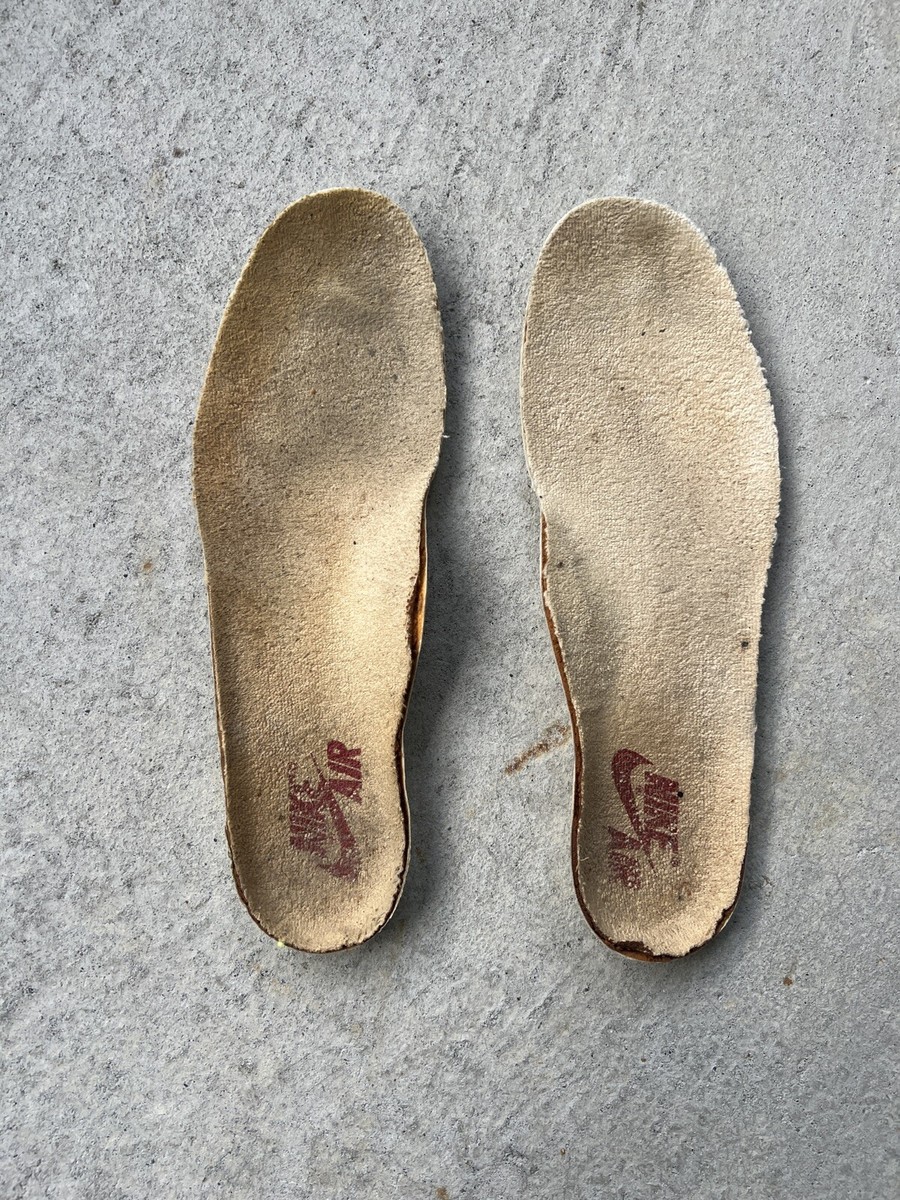 AIR JORDAN 1985 OG INSOLES SHOES SIZE 8US USED PRE OWNED VINTAGE