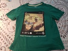 Crazy8 brand size 4T tshirt (short sleeved, green)