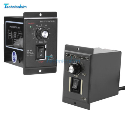 400W AC Motor Speed Controller Unit Speed Pinpoint Regulator 220V 50Hz 60Hz US52