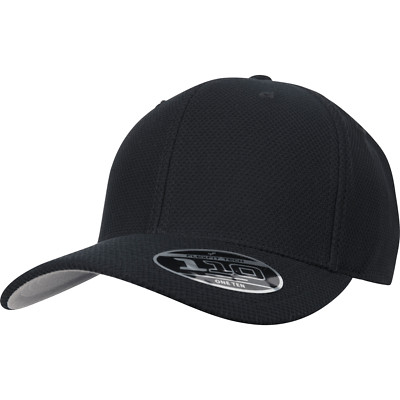 Flexfit 110 Hybrid Cap 6-Panel Cap mit raffiniertem Rautenmuster