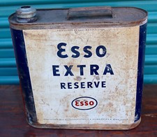 Vintage Esso Extra Reserve Empty Extra Fuel Gas Can Volkswagen VW Bus German